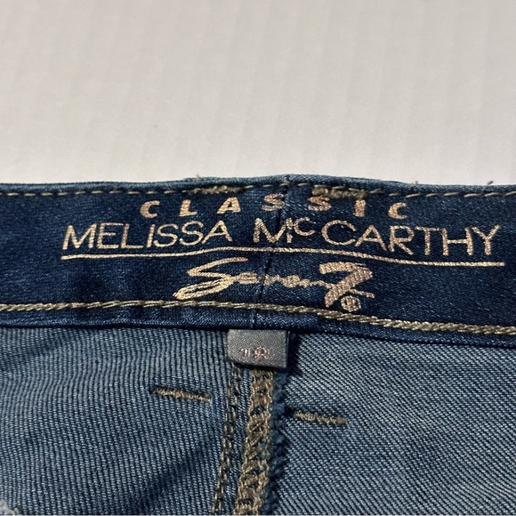 Seven7 Classic Melissa McCarthy Womens Skinny Tapered Jeans Plus Size 18 - Picture 7 of 13